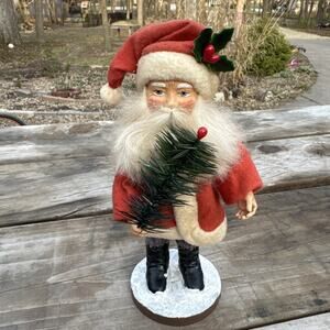 Vintage Bethany Lowe 8.5” St. Nicholas Santa Figure Rare Unique